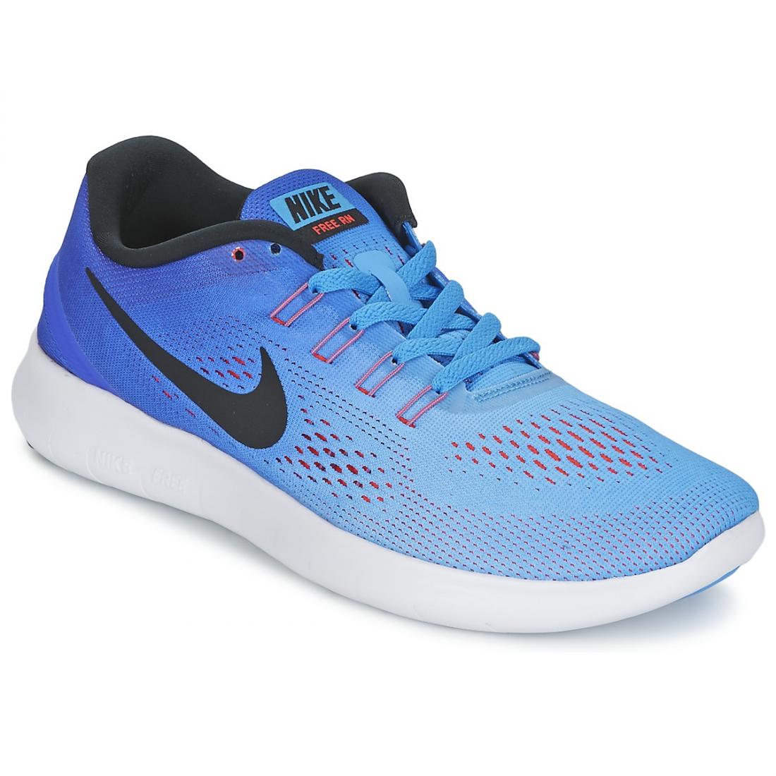 Nike Free Rn Femme Bleu,Femme Chaussures De Sport Nike FREE RUN W Bleu ...